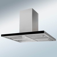 Вытяжка кухонная AKPO WK-9 Isla Feniks Slim Glass 1200 inox+black 90