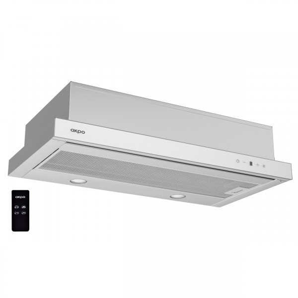 Вытяжка кухонная AKPO WK-7 Light Glass Touch 700 inox+white 60