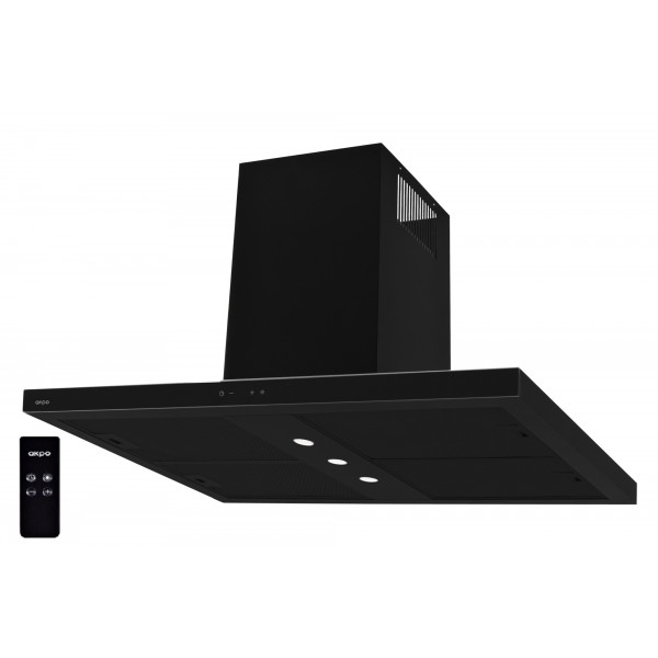 Витяжка острівна AKPO WK-9 Isla Feniks Slim Glass 1200 black 90